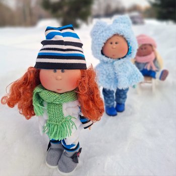 Мийки в зимнем парке