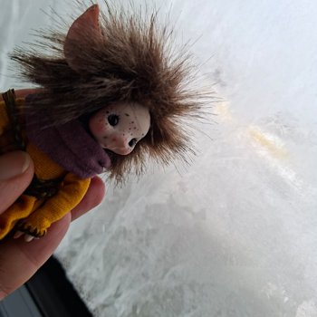 Аука и морозные узоры