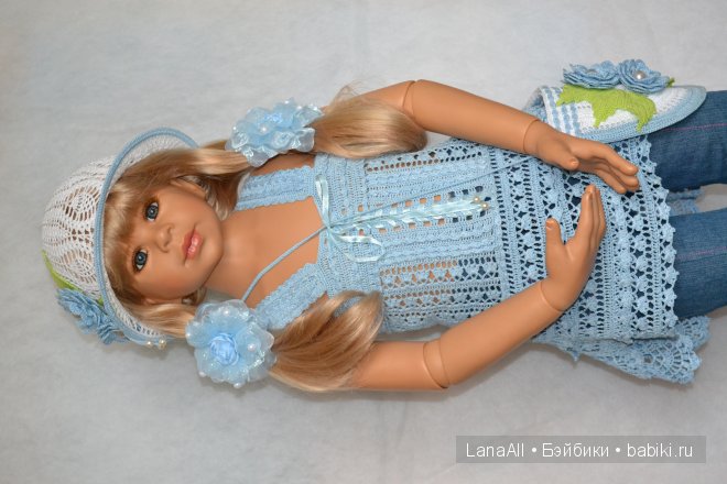 Васильковое лето — Одежда и обувь для кукол своими руками: фото (фото 4)