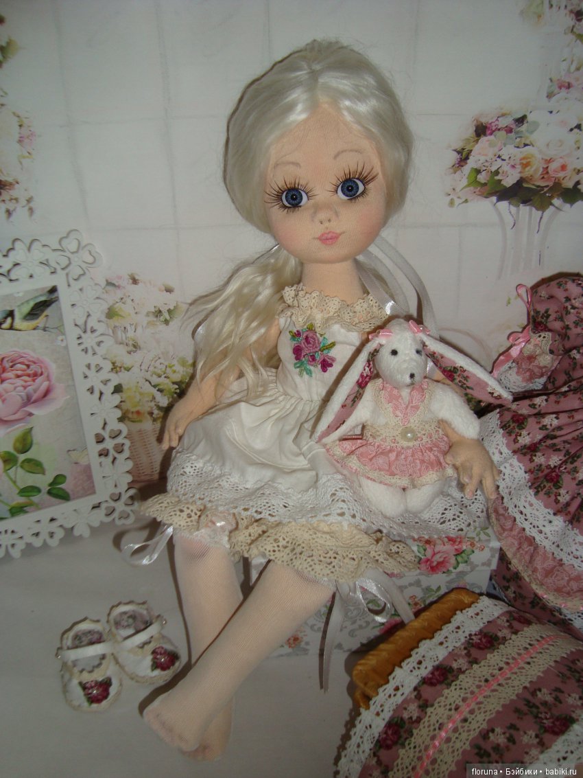 Эмили. Нежная малышка — Авторские текстильные куклы: Вальдорфские (фото 2)