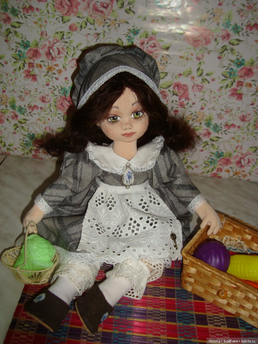 Девочка-загадка — Авторские текстильные куклы: Вальдорфские (фото 4)