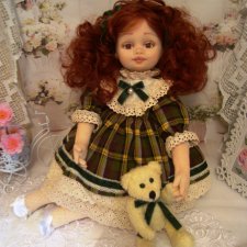 Мила. Текстильная авторская кукла