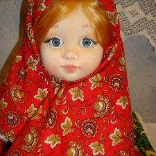 Текстильная кукла Аленка