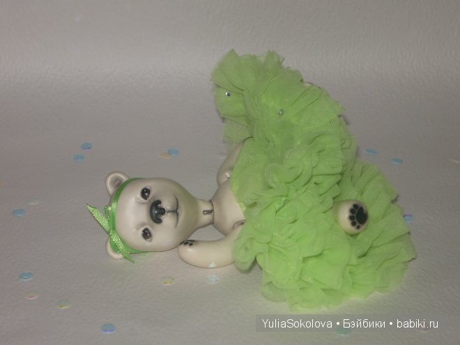 Медвежонок Мафка, шарнирная кукла Юлии Соколовой