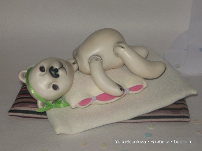 Медвежонок Мафка, шарнирная кукла Юлии Соколовой (фото 10)