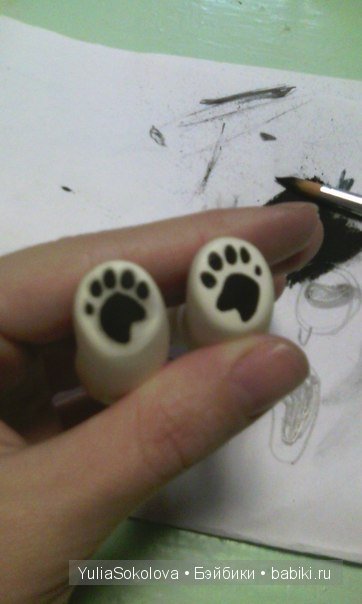 Медвежонок Мафка, шарнирная кукла Юлии Соколовой (фото 3)