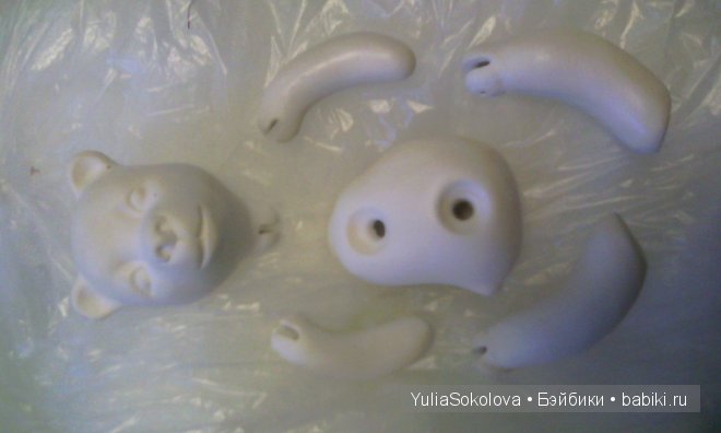 Медвежонок Мафка, шарнирная кукла Юлии Соколовой (фото 2)