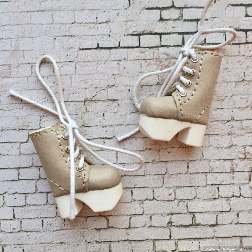 Обувь для кукол - Ботинки на платформе для кукол 1/6 купить в Шопике