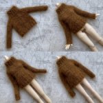 Коричневый свитер для Блайз