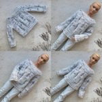 Светло-серый джемпер для Кена