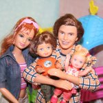 Приехали!Приехали!Приехали!Barbie Happy Family