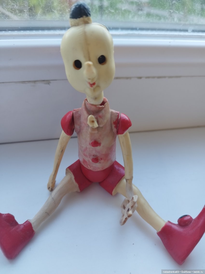 Буратино из детства — Игрушки СССР и советского детства: резиновые (фото 2)