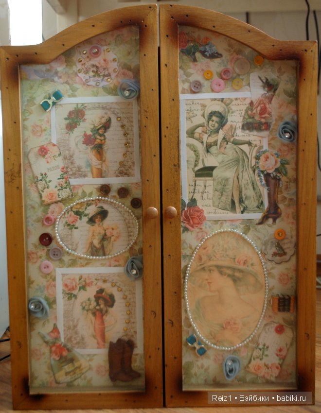 Шкаф из старой ключницы — Мебель для кукол и домиков: фото (фото 4)