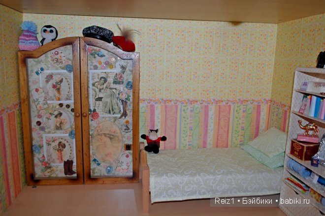 Шкаф из старой ключницы — Мебель для кукол и домиков: фото (фото 7)