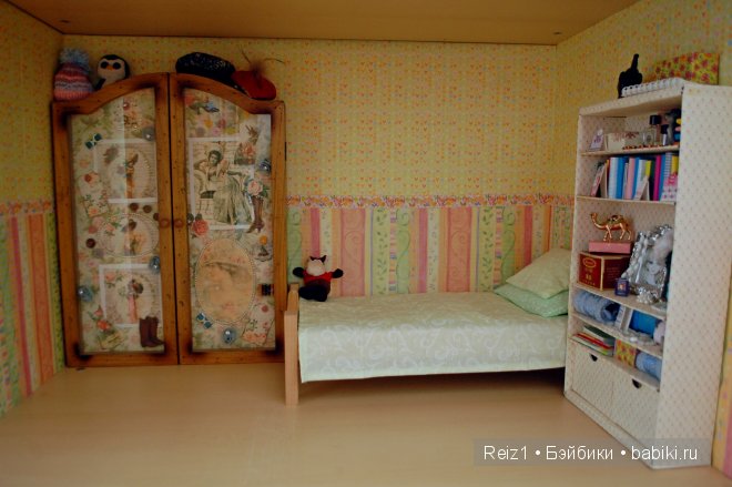 Шкаф из старой ключницы — Мебель для кукол и домиков: фото (фото 6)