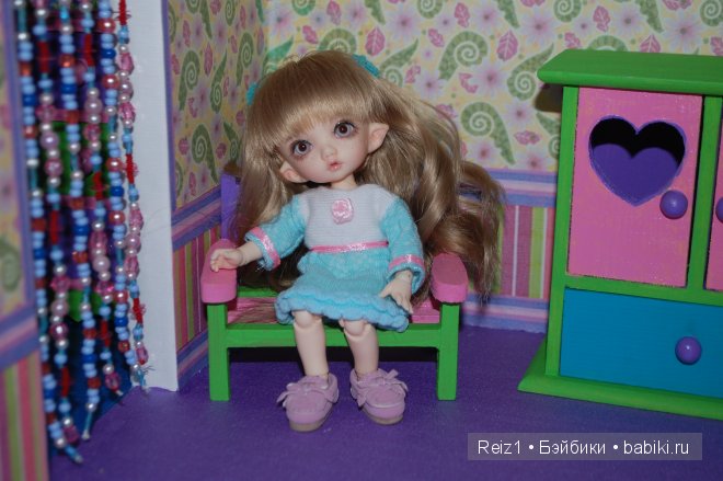 Моё первое маленькое платье для куклы | Бэйбики Моё первое маленькое платье для куклы (фото 4)