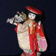 Ichimatsu Gofun. Японская кукла, 15 см
