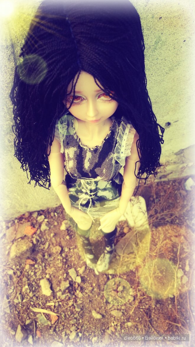 Новое платье для Стеффи (звезда подиума) или провожаем осений закат