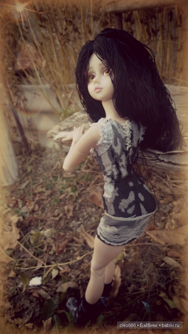 Новое платье для Стеффи (звезда подиума) или провожаем осений закат