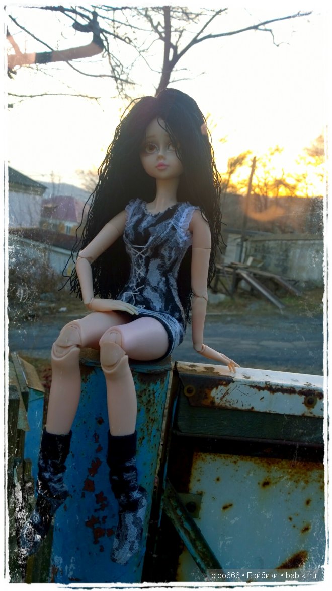 Новое платье для Стеффи (звезда подиума) или провожаем осений закат (фото 9)