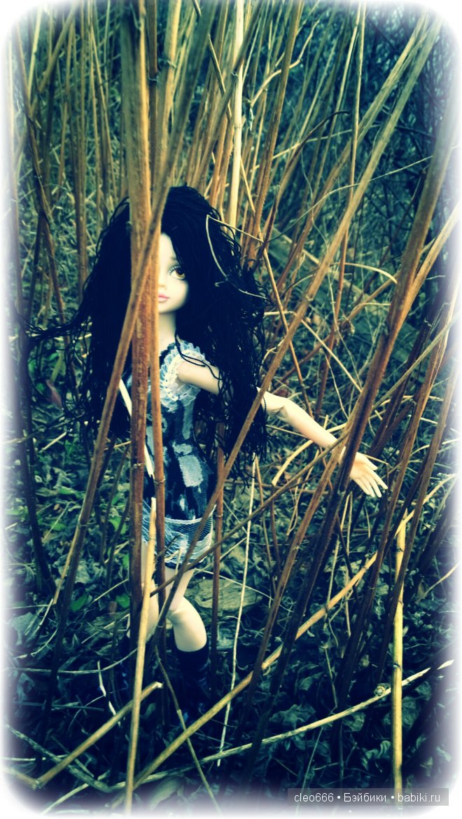 Новое платье для Стеффи (звезда подиума) или провожаем осений закат