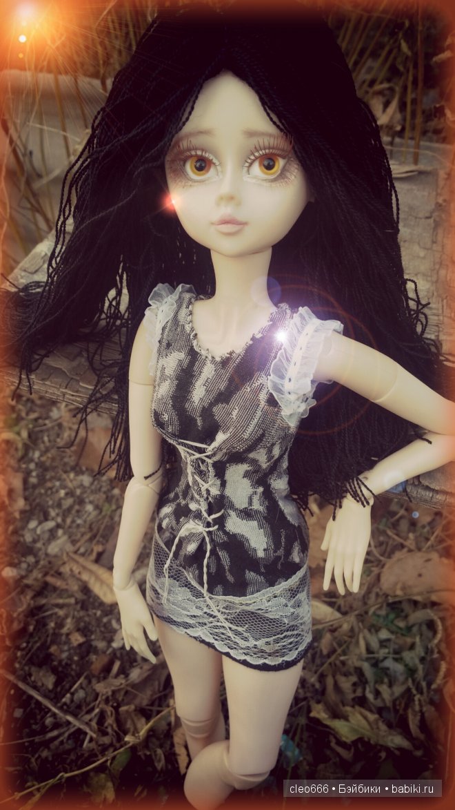 Новое платье для Стеффи (звезда подиума) или провожаем осений закат