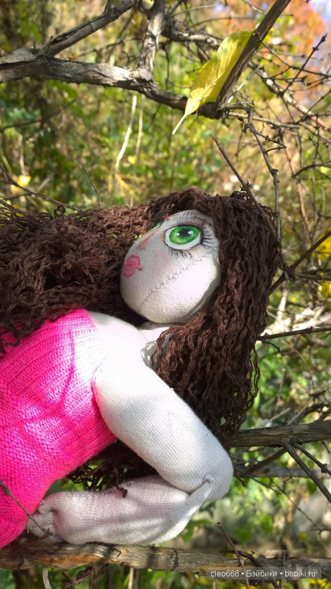 Мои первые текстильные куклы (фото 5)
