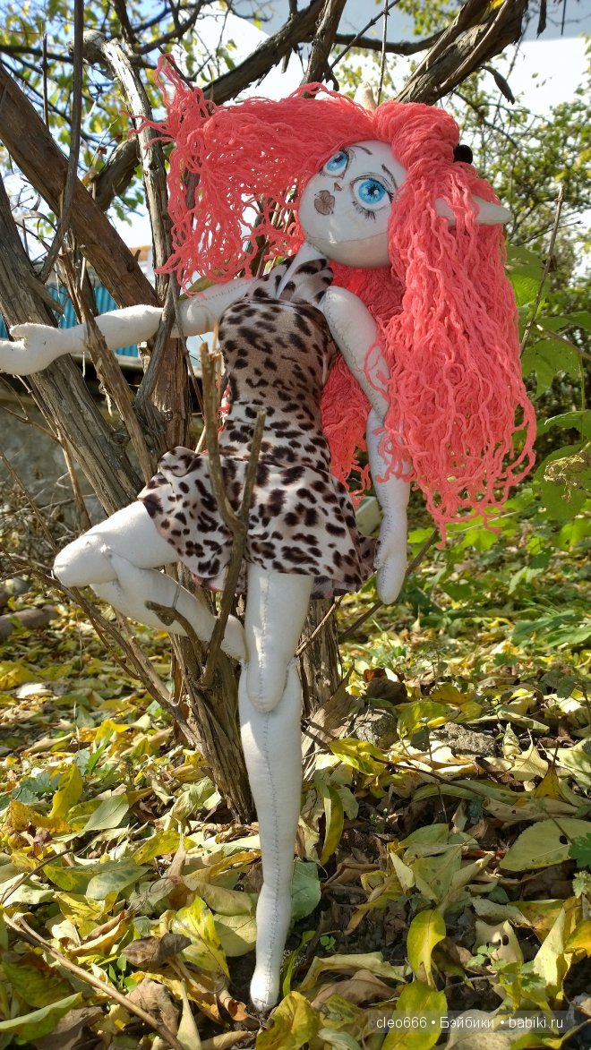 Мои первые текстильные куклы (фото 9)