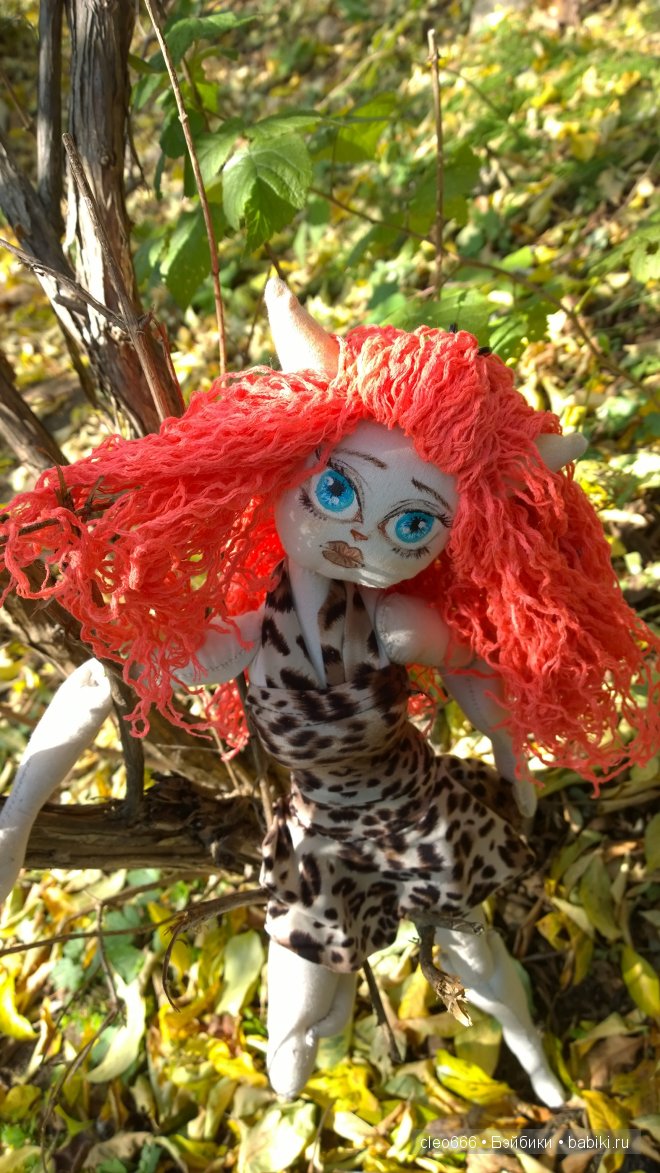 Мои первые текстильные куклы (фото 10)
