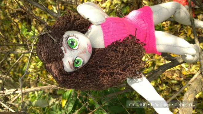 Мои первые текстильные куклы (фото 6)