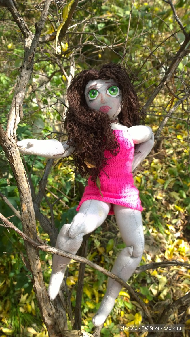 Мои первые текстильные куклы (фото 4)