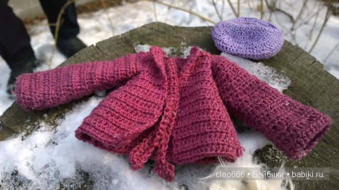 Мои первые зимние вещички своими руками