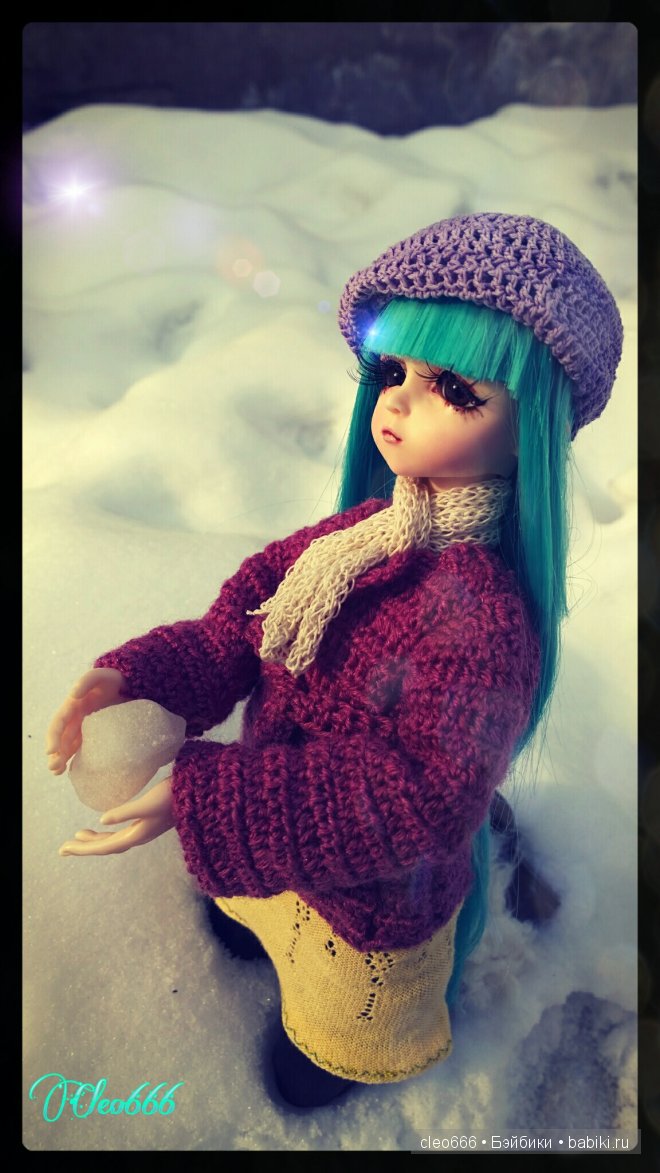 Мои первые зимние вещички своими руками (фото 4)