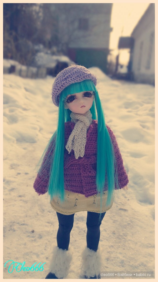 Мои первые зимние вещички своими руками