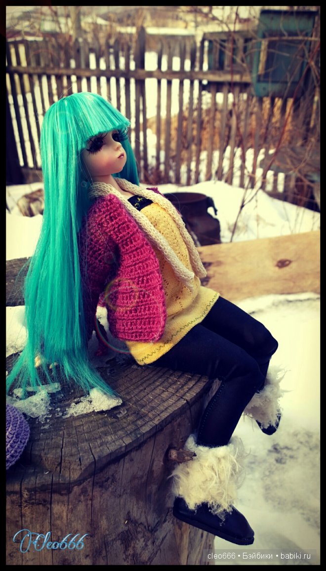 Мои первые зимние вещички своими руками