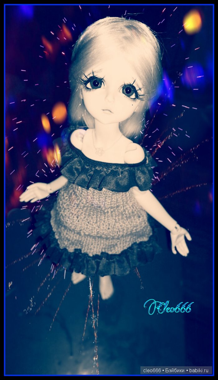 Вязаное платье для феечки Микаэлы (фото 4)