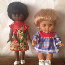 Две куклы ГДР одним лотом, новые!