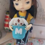 Шарнирная кукла Xiaomi Monst Бука + гардероб
