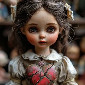 Мои генерации нейросети. Куклы.