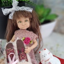 Парик для bjd с объемом головы 11-12 см