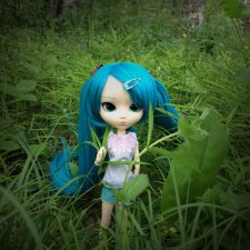 Прогулка с Хатсуне Мику. Поход в лес с куклой Пуллип (Pullip).