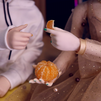 Мы делили… мандарин!