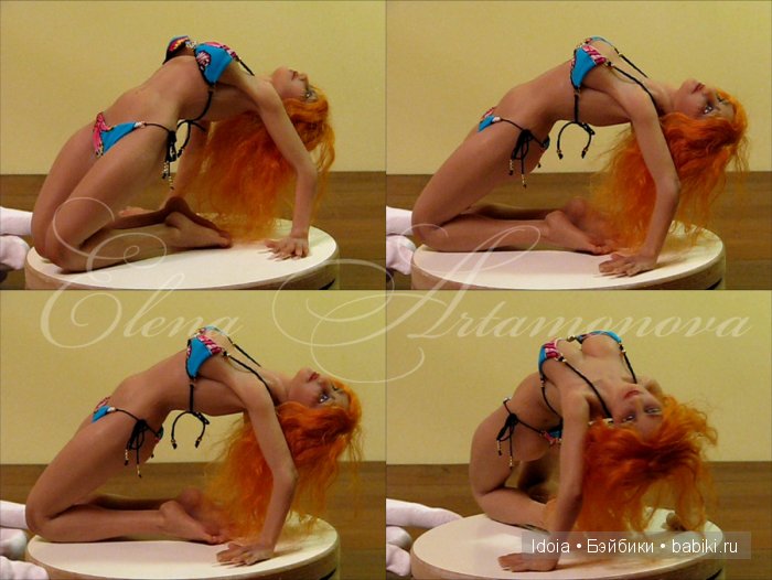 Силиконовая кукла на подвижном каркасе