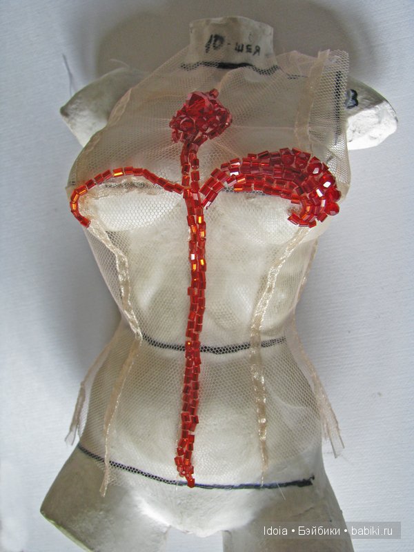 Платье для куклы. Этапы создания