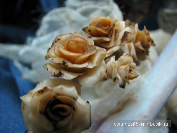 Фрагменты костюма куклы Мертвая Невеста