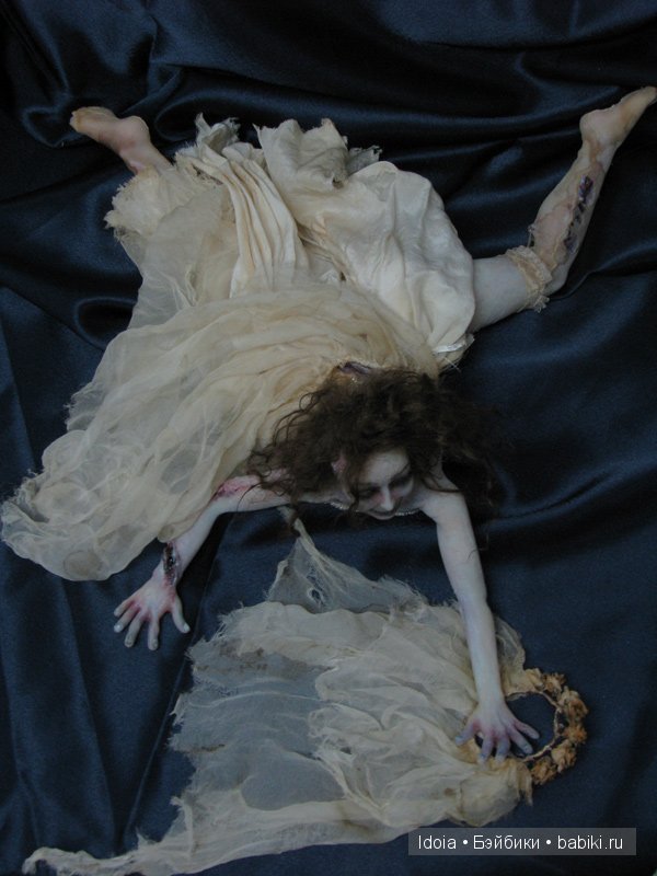 Силиконовая кукла-девушка. Масштаб 1:4