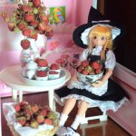 Клубничная кнопка