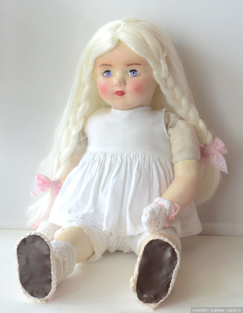 Реставрация куклы 50-х г — Реставрация и преображение кукол: ремонт (фото 7)