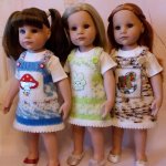 Обновки для кукол Готц 50см