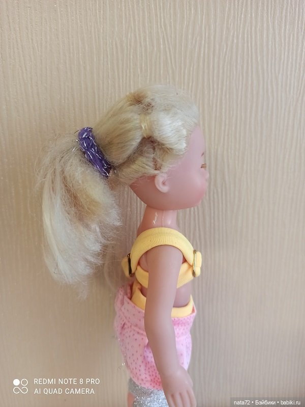 Подружка для мини-Паолы. Переделка китайской куколки (фото 3)